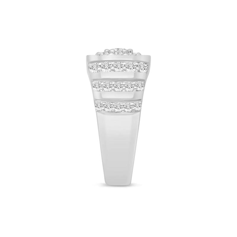 Men&#39;s Lab Grown Diamond Ring in 10K White Gold &#40;2 ct. tw.&#41; – Image 3 of 3