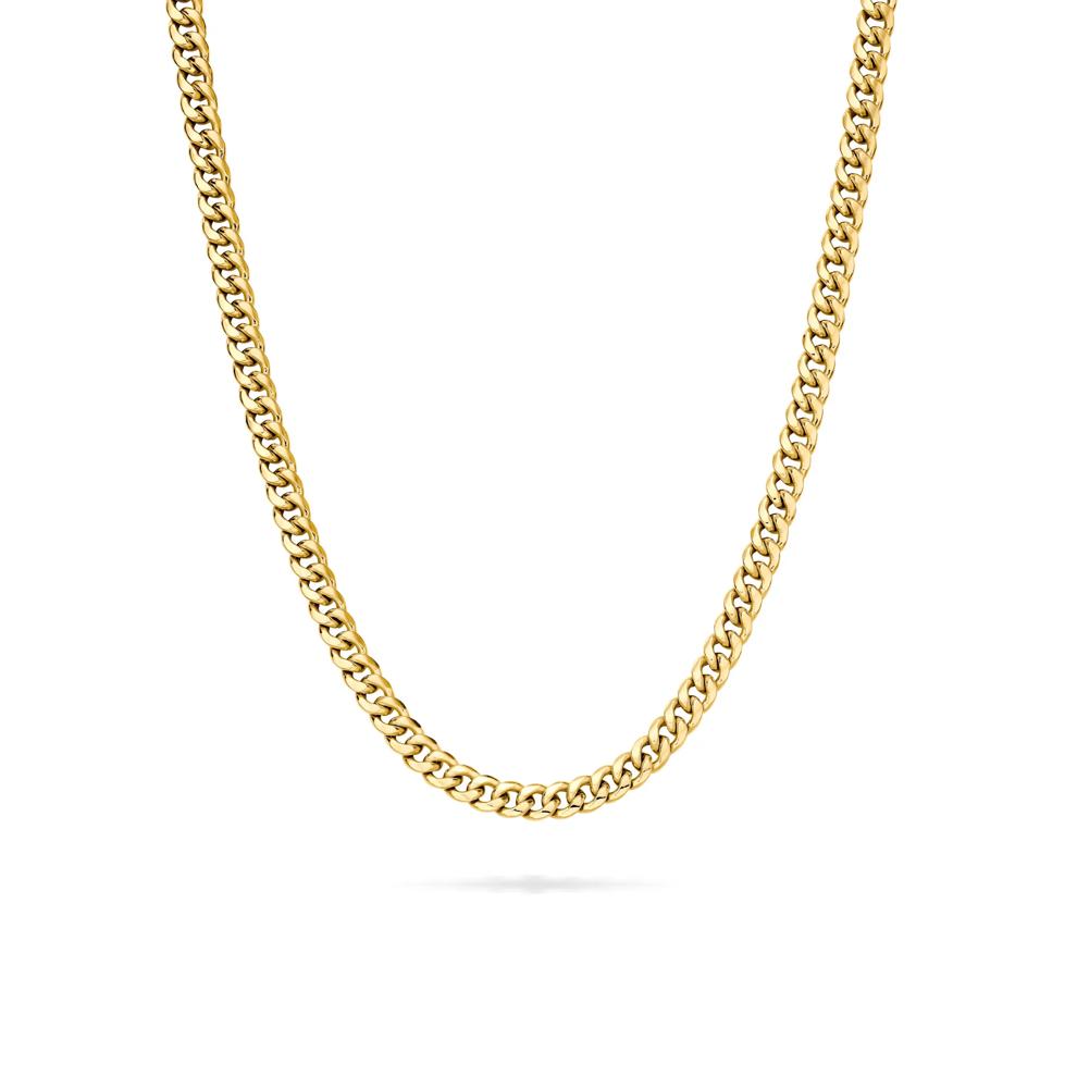 Miami Cuban Link Chain in 14K Yellow Gold, 24&rdquo; – Image 1 of 4