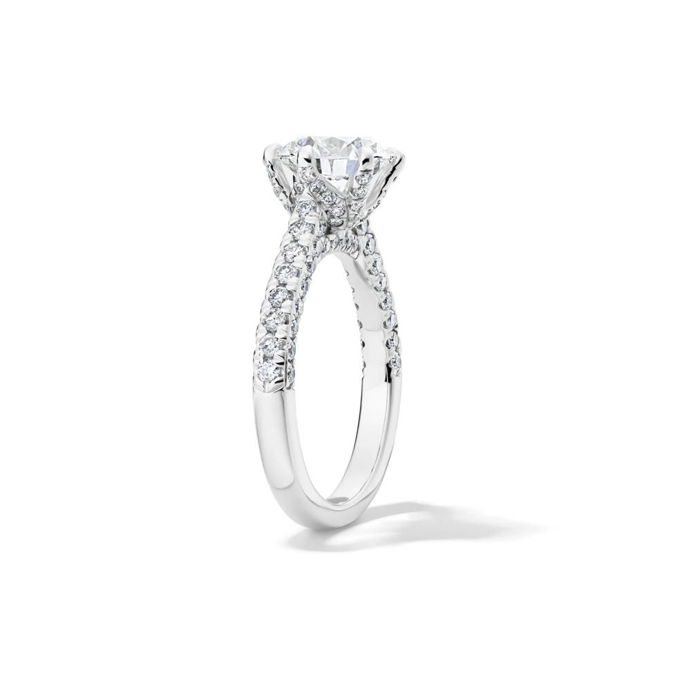 Suri Lab Grown Diamond Limited Edition Engagement Ring in Platinum (3 ct. tw.) – Image 3 of 4
