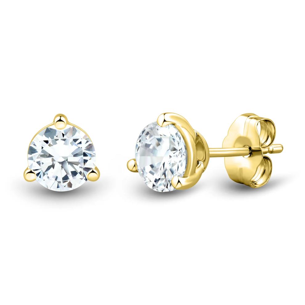 Lab Grown Diamond Pendant and Earring Box Set in 10K Yellow Gold (2 1/2 ct. tw.) – Image 2 of 5