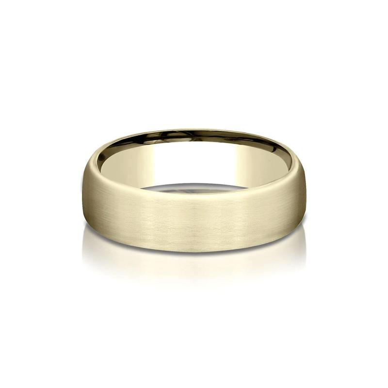 Wedding Band in 10K Yellow Gold, 6.5MM – Image 1 of 3