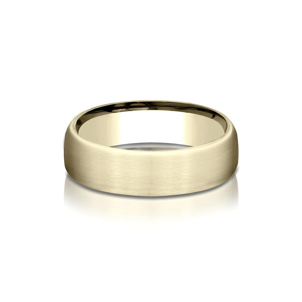 Wedding Band in 10K Yellow Gold, 6.5MM – Image 1 of 3
