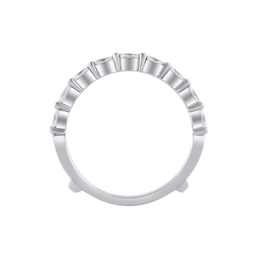 Lab Grown Diamond Marquise-Shaped Ring Insert in 14K White Gold (1/2 ct. tw.) – Image 2 of 3