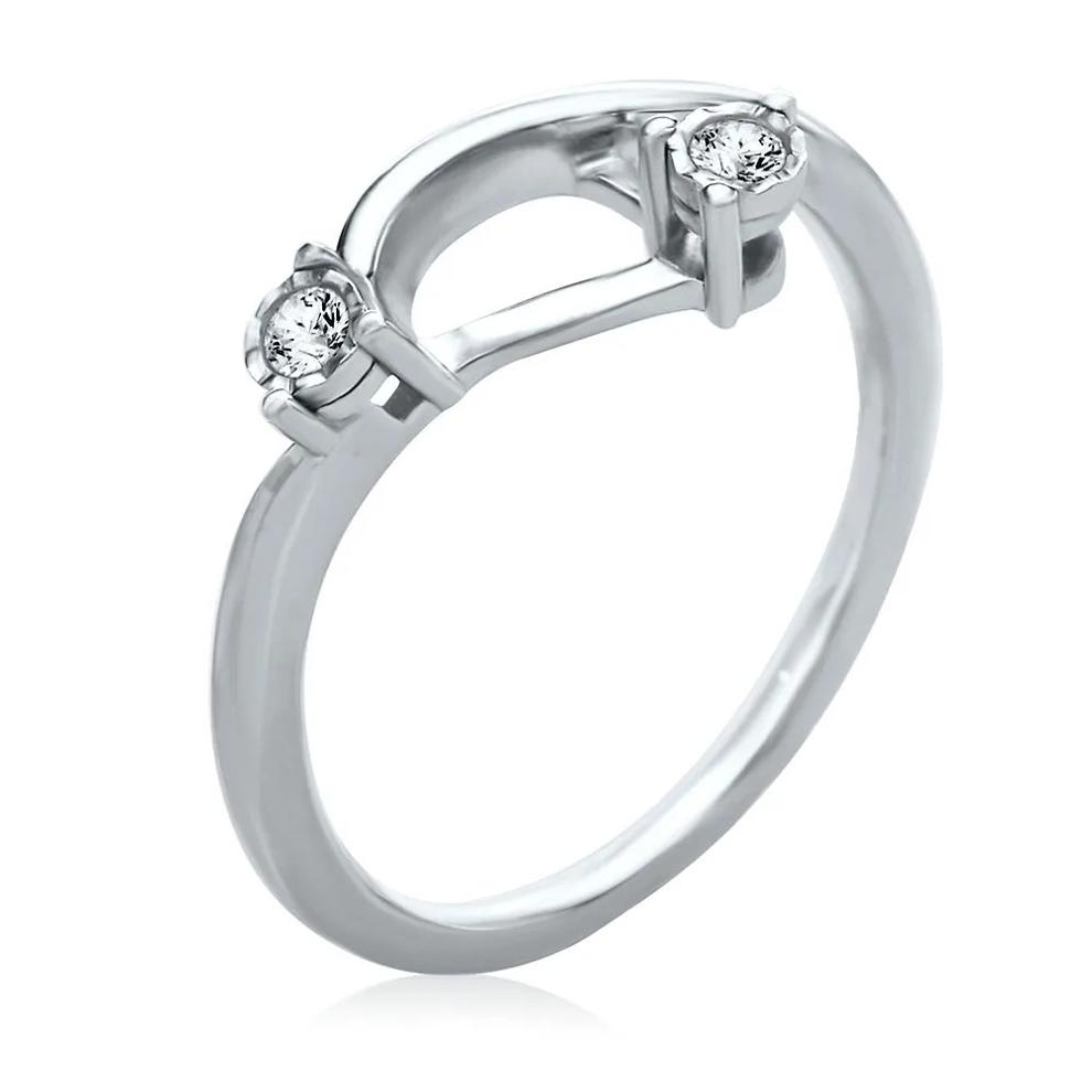 3/8 ct. tw. Diamond Engagement Ring Set in 10K White Gold – Image 5 of 6