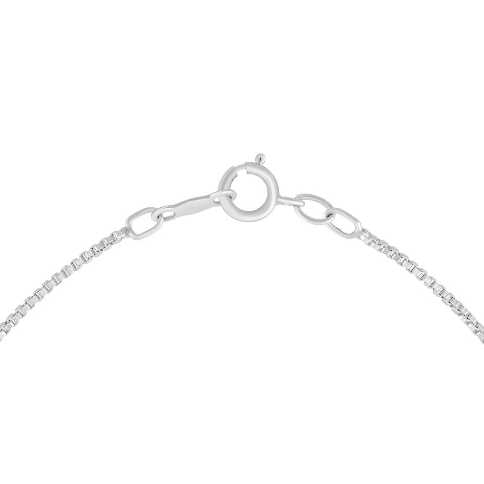 Diamond Double Heart Pendant Necklace in Sterling Silver (1/10 ct. tw.) – Image 2 of 4