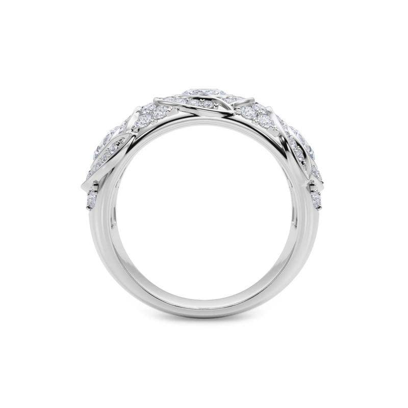 Diamond Milgrain Anniversary Band in 14K White Gold &#40;2 3/4 ct. tw.&#41; – Image 2 of 5