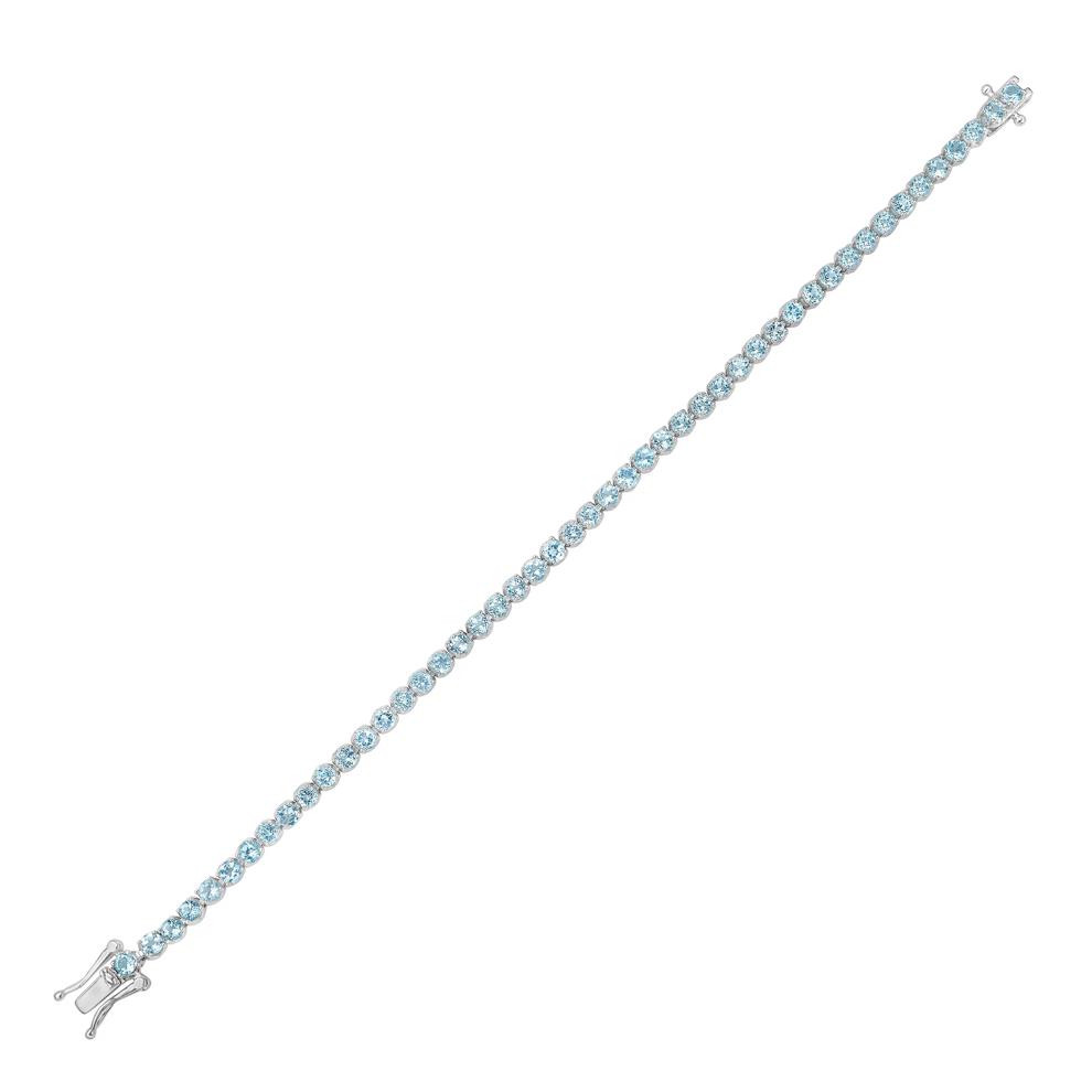 Blue Topaz Bracelet in Sterling Silver – Image 2 of 2