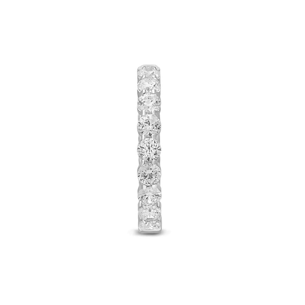 Round-Cut Sizeable Diamond Eternity Band in 14K White Gold (2 ct. tw.) – Image 3 of 3
