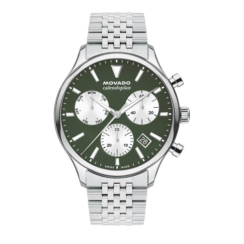 Men&rsquo;s Heritage Watch in Stainless Steel. – Image 1 of 3
