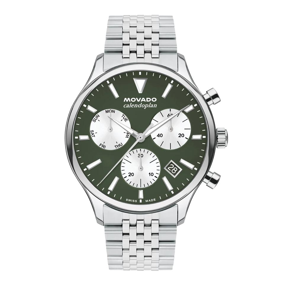 Men&rsquo;s Heritage Watch in Stainless Steel. – Image 1 of 3