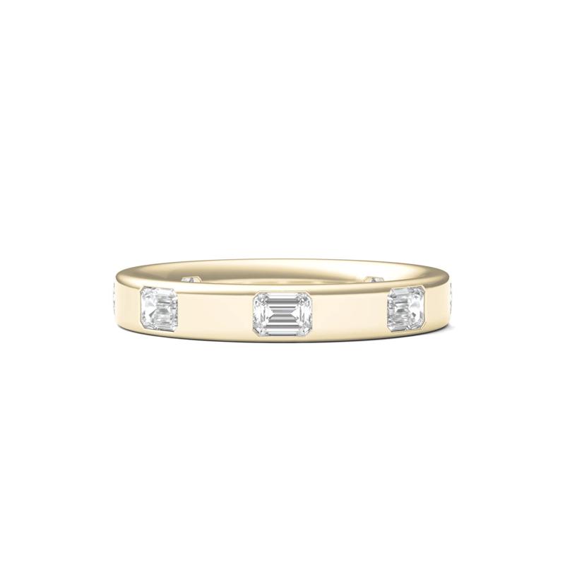 Emerald-Cut Diamond Wide-Set Band in 14K Yellow Gold &#40;1 ct. tw.&#41; – Image 1 of 3