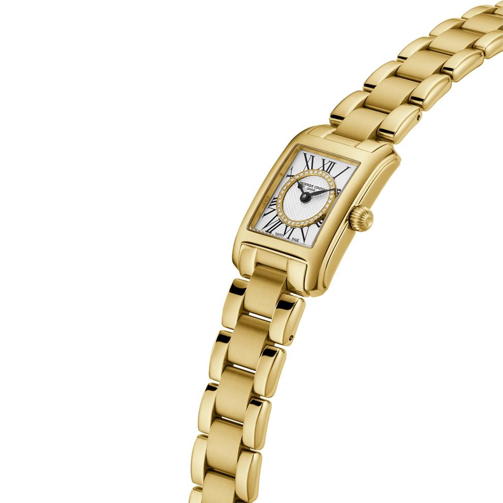 Ladies' Classics Carr&eacute;e Watch in Gold-Toned Stainless Steel – Image 3 of 3