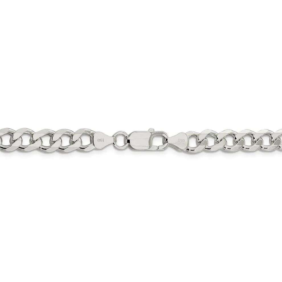 Curb Chain Necklace in Sterling Silver, 26" – Image 3 of 3