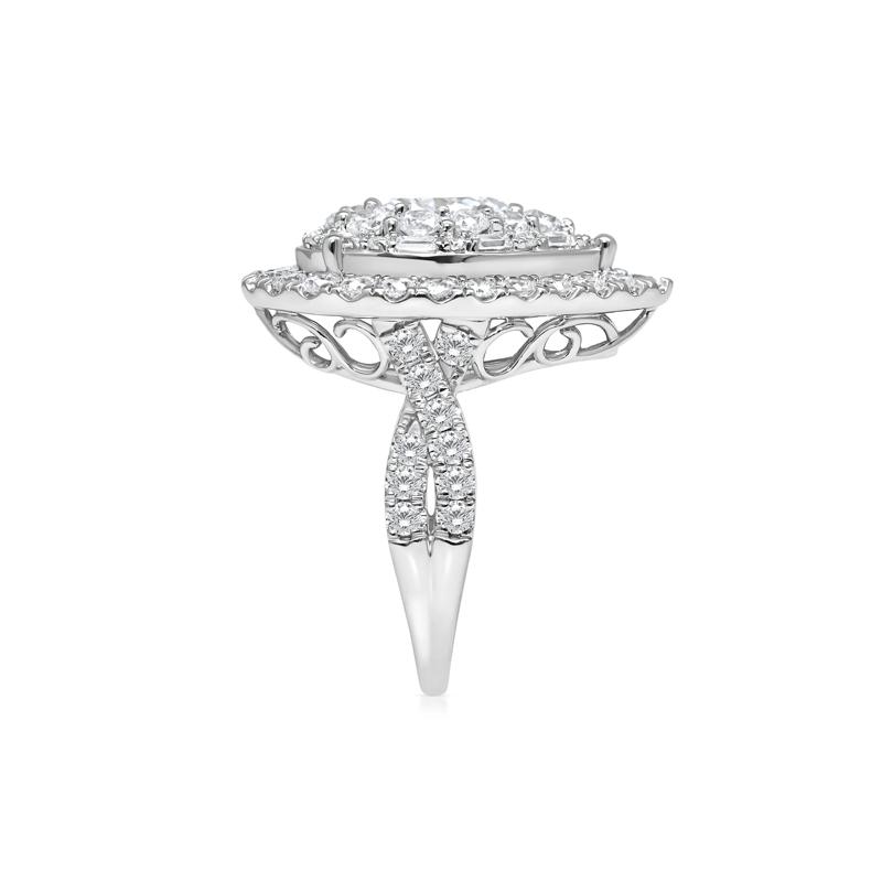 Lab Grown Diamond Composite Ring in 10K White Gold &#40;3 ct. tw.&#41; – Image 3 of 3