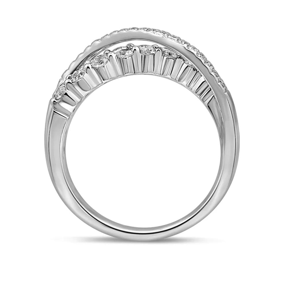 1 ct. tw. Diamond Flyover Ring in 10K White Gold – Image 2 of 4