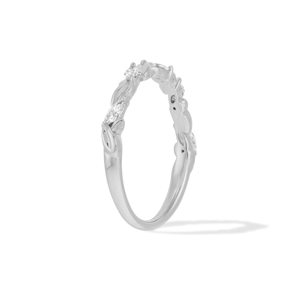 Lab Grown Diamond Marquise Band in 10K White Gold (1/4 ct. tw.) – Image 2 of 4