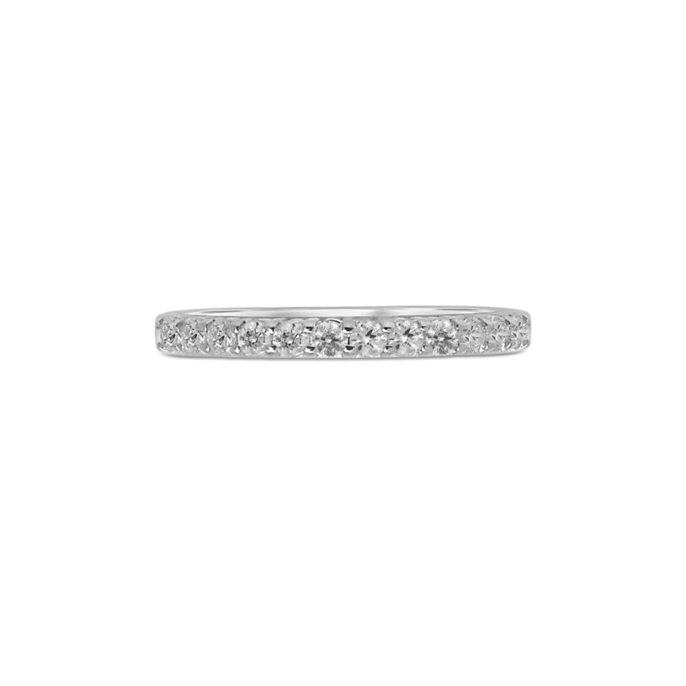 Diamond Anniversary Band in 10K White Gold (1/3 ct. tw.) – Image 1 of 3