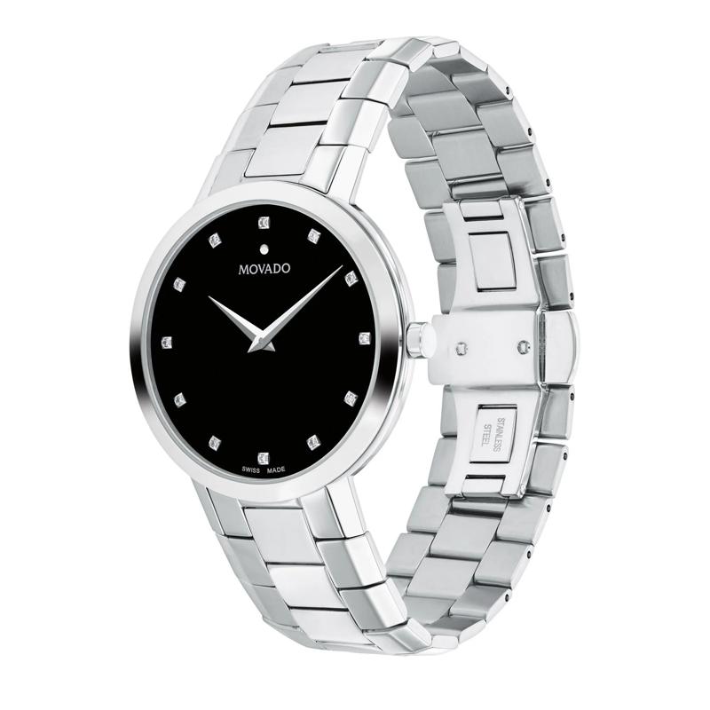 Movado Men&#39;s Faceto Watch in Stainless Steel, 39MM – Image 2 of 3