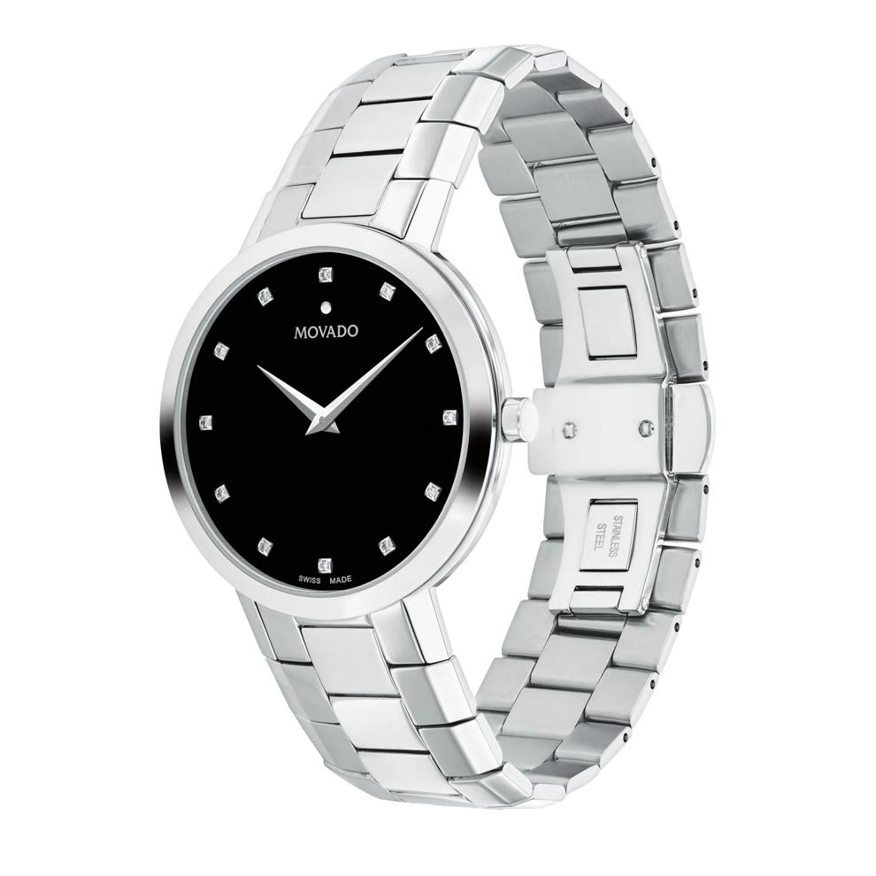 Movado Men's Faceto Watch in Stainless Steel, 39MM – Image 2 of 3