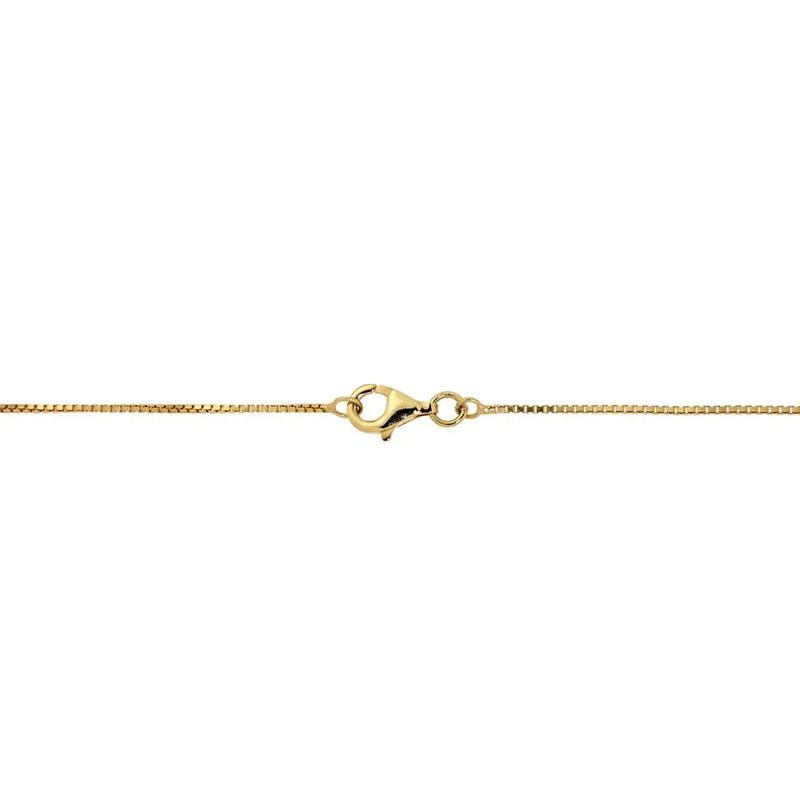 Diamond Bar Necklace in 10K Yellow Gold – Image 3 of 3