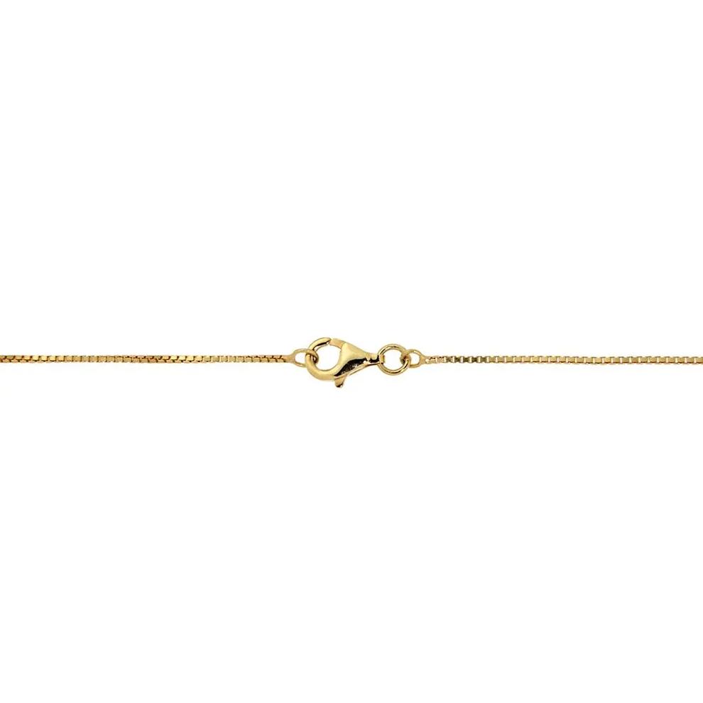 Diamond Bar Necklace in 10K Yellow Gold – Image 3 of 3