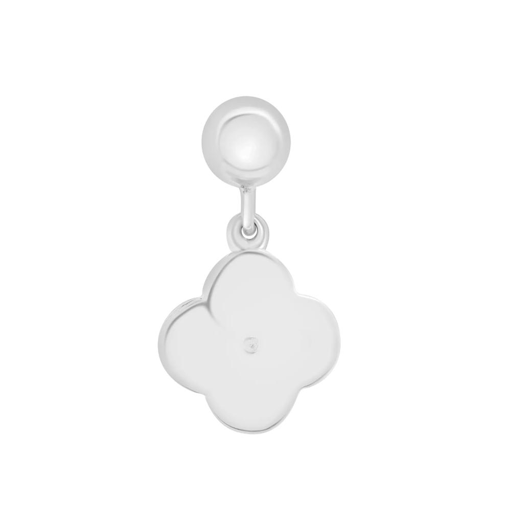 Diamond Accent Clover and Enamel Bead Charm in Sterling Silver – Image 3 of 3