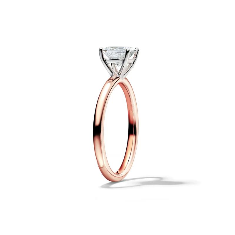 Lab Grown Diamond Princess-Cut Solitaire Engagement Ring in 14K Rose Gold (1 ct.) – Image 3 of 4