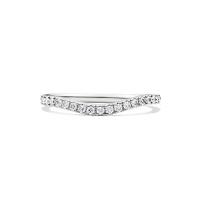 Lab Grown Diamond Contour Band in 14K Gold (1/5 ct. tw.)