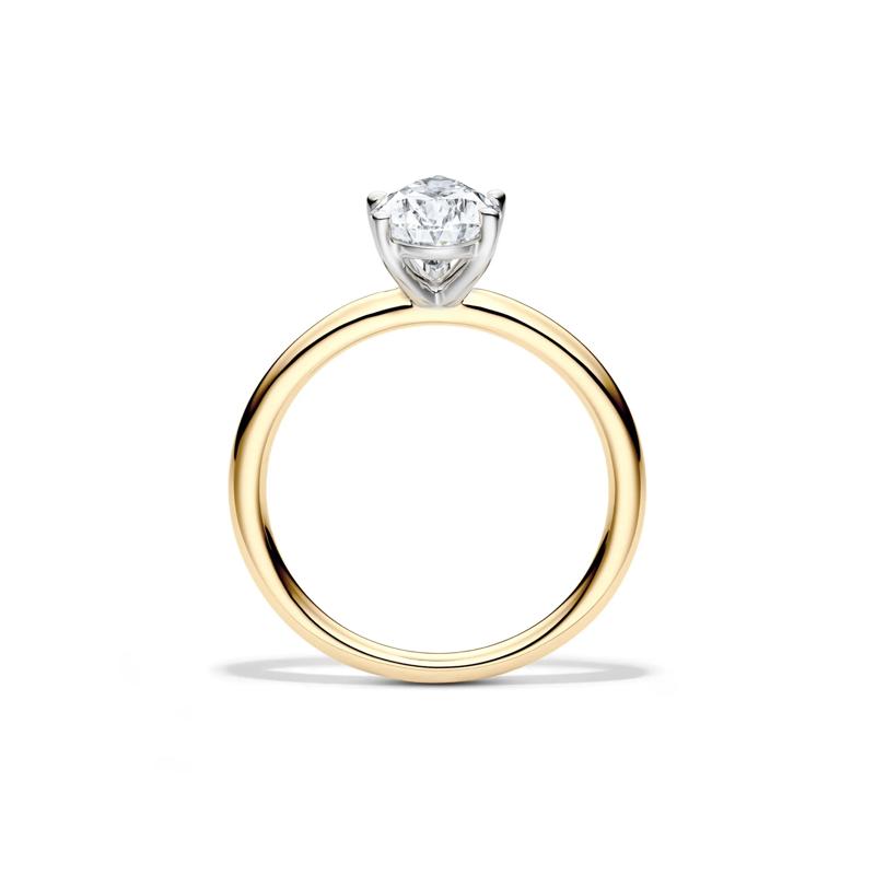 Lab Grown Diamond Pear-Shaped Solitaire Engagement Ring in 14K Yellow Gold (1 1/2 ct.) – Image 2 of 4
