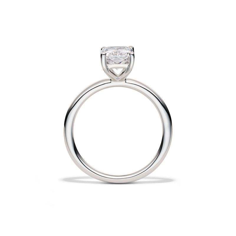 Lab Grown Diamond Radiant-Cut Solitaire Ring in Platinum (2 ct.) – Image 2 of 4