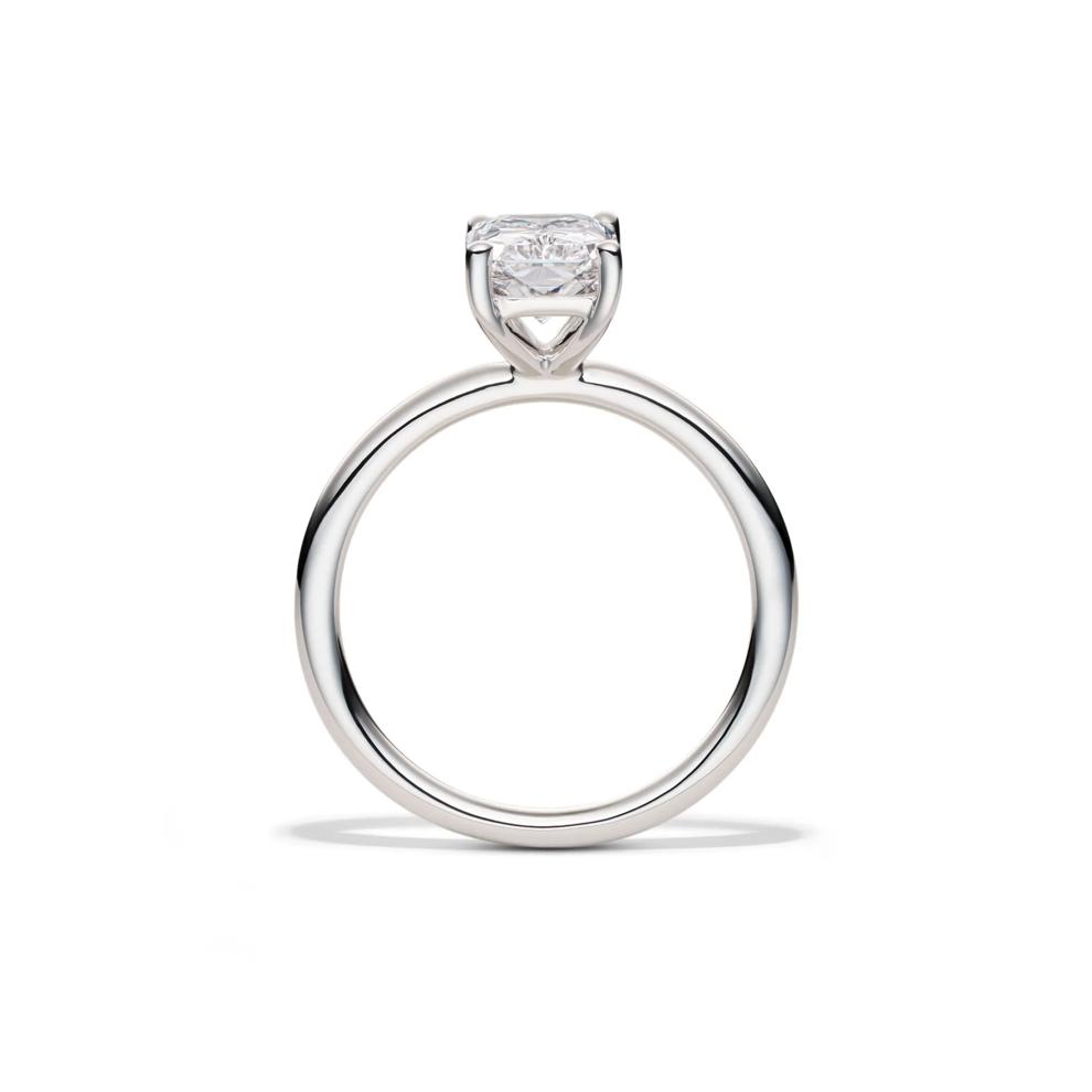 Lab Grown Diamond Radiant-Cut Solitaire Ring in Platinum (2 ct.) – Image 2 of 4
