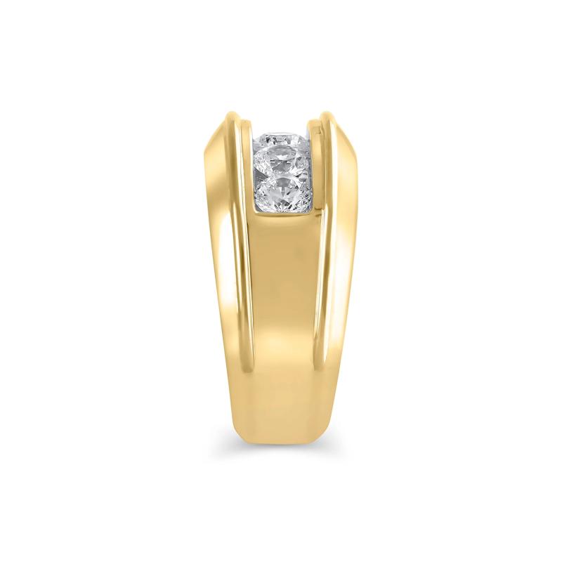 Men&rsquo;s Lab Grown Diamond Wedding Band in 10K Yellow Gold &#40;2 ct. tw.&#41;  – Image 3 of 3