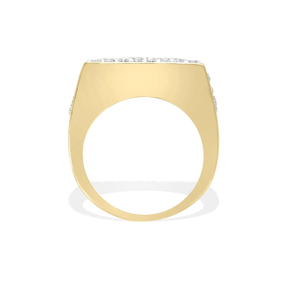 Men's Diamond Multi-Row Band in 10K Yellow Gold (4 ct. tw.) – Image 2 of 4