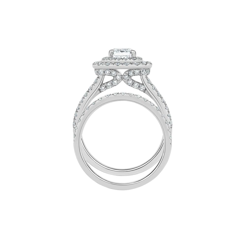 Samantha Lab Grown Diamond Engagement Set in 14K White Gold (3 ct. tw.) – Image 2 of 5