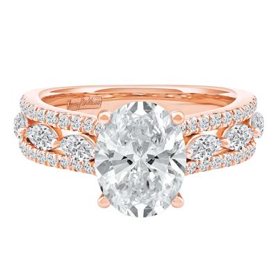 Layla Lab Grown Diamond Engagement Ring in 18K Gold