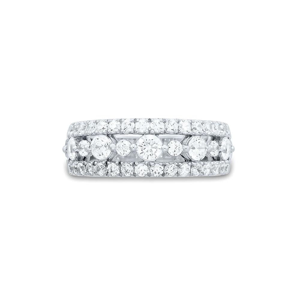 1 1/2 ct. tw. Lab Grown Diamond Band in 14K White Gold – Image 1 of 1