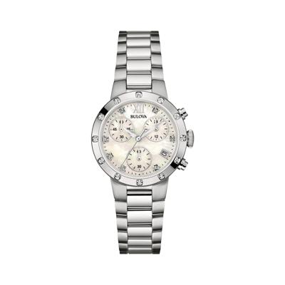 Ladies' Bulova Watch in Stainless Steel, 30MM