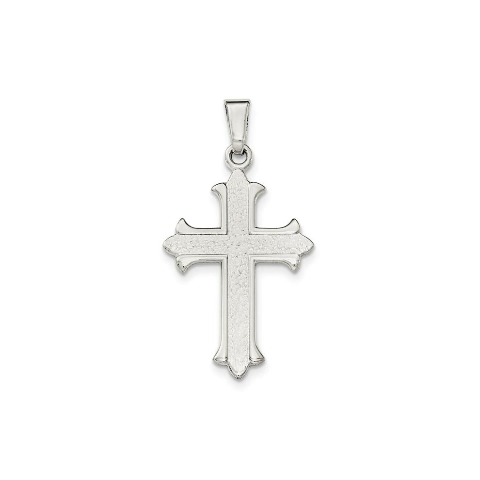 Men's Cross Charm in Sterling Silver – Image 1 of 2