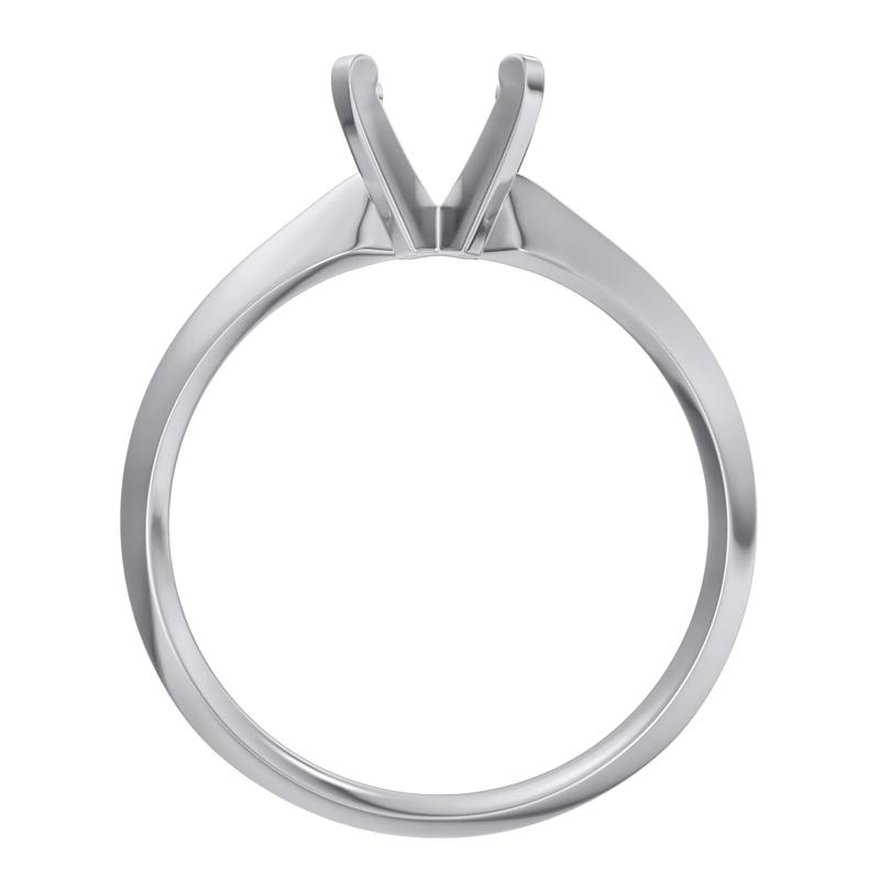 Solitaire Semi-Mount Engagement Ring &#40;Setting Only&#41; – Image 4 of 6