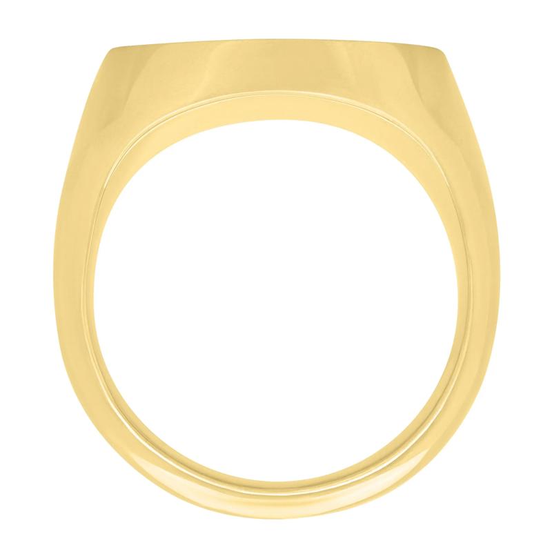 Marquette Banner Signet Ring in 14K Yellow Gold – Image 2 of 3