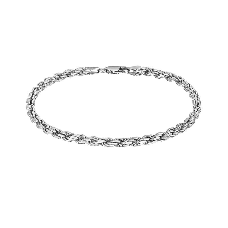 Men's Rope Bracelet in Sterling Silver – Image 1 of 1
