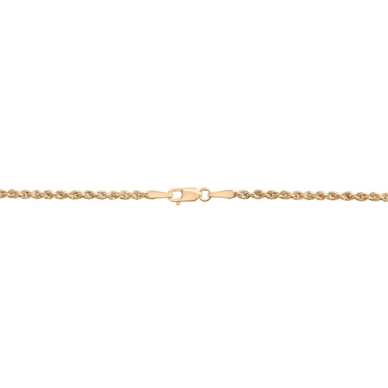 Men&#39;s Diamond Sword Pendant Necklace in 10K Yellow Gold &#40;1/4 ct. tw.&#41; – Image 3 of 4