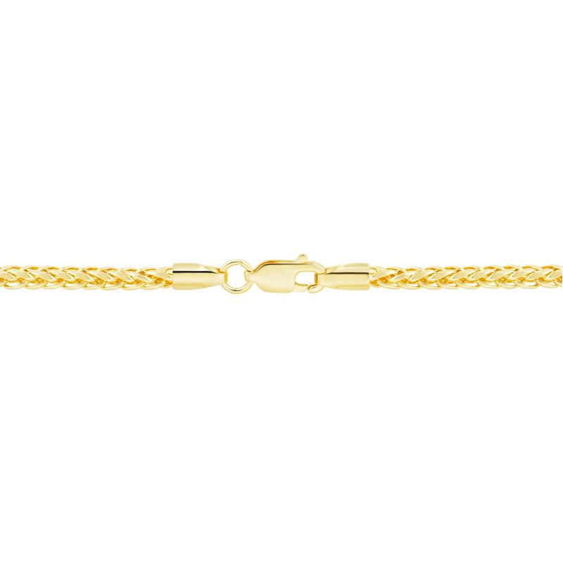 Wheat Chain in 14K Yellow Gold, 3MM, 18&quot; – Image 2 of 2