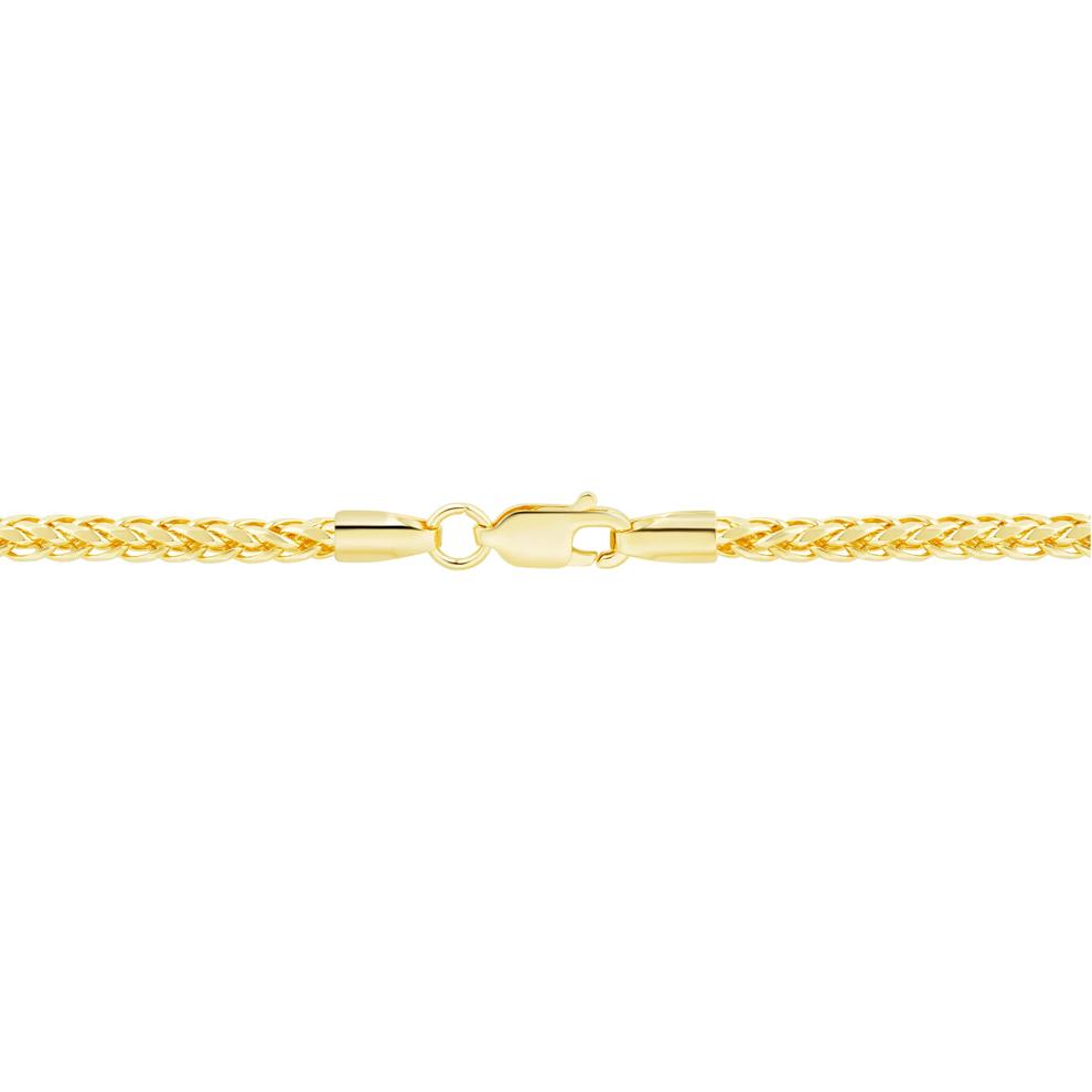 Wheat Chain in 14K Yellow Gold, 3MM, 18" – Image 2 of 2