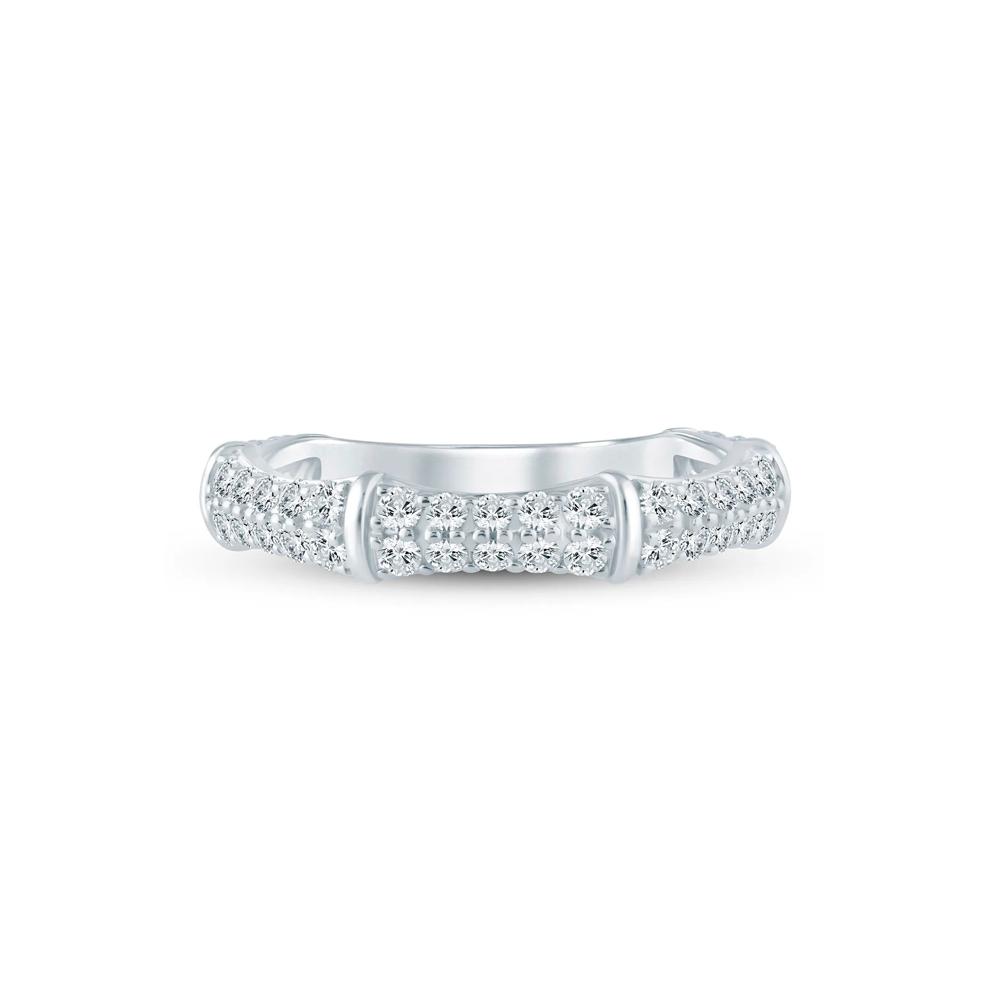 Lab Grown Diamond Anniversary Band in 14K White Gold (3/4 ct. tw.) – Image 1 of 3