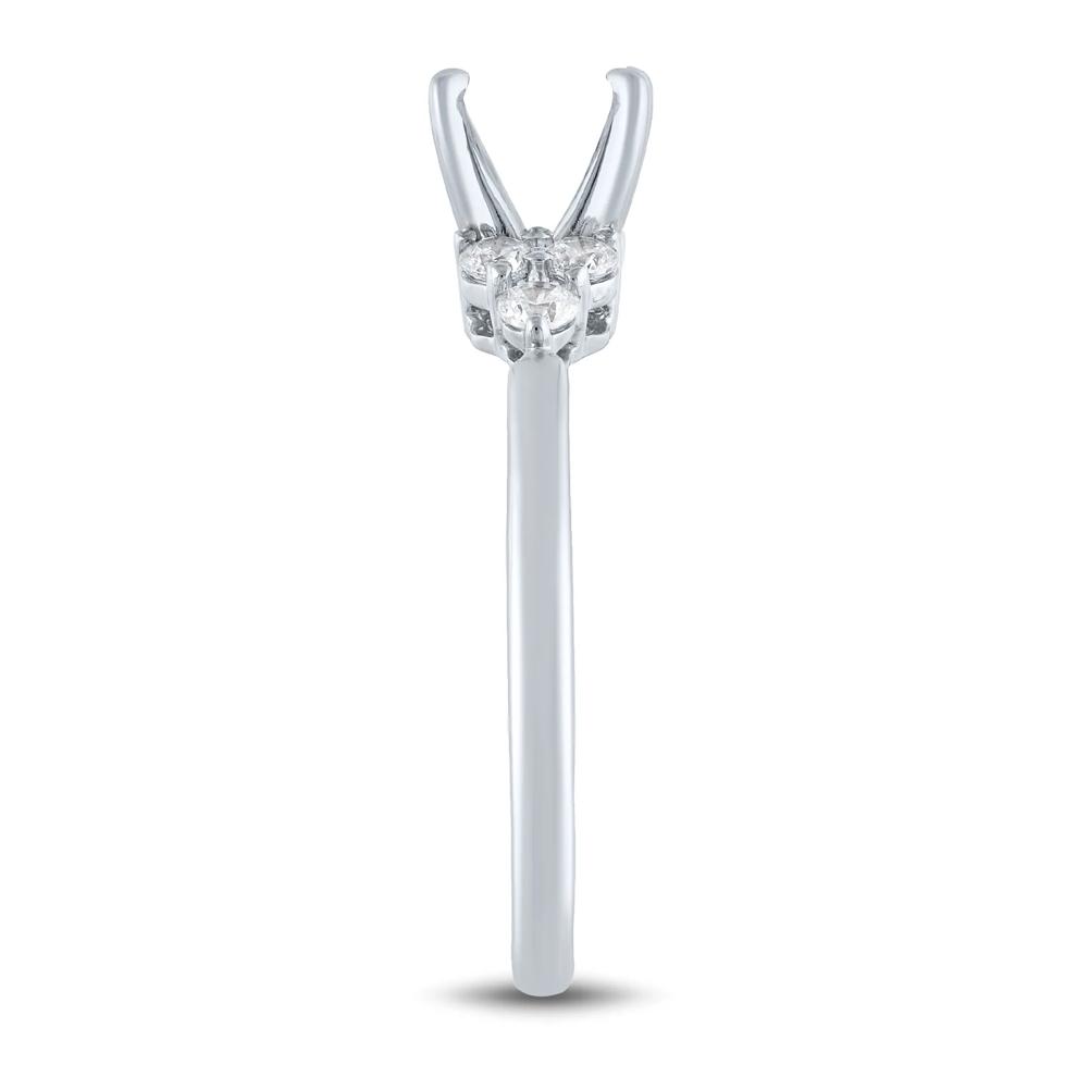 Lab Grown Diamond Semi-Mount Engagement Ring in 14K White Gold (1/4 ct. tw.) (Setting Only) – Image 6 of 6