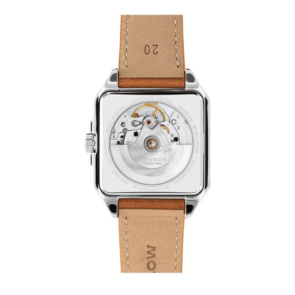 Men's Heritage 1917 Watch in Cognac Leather and Stainless Steel – Image 3 of 3