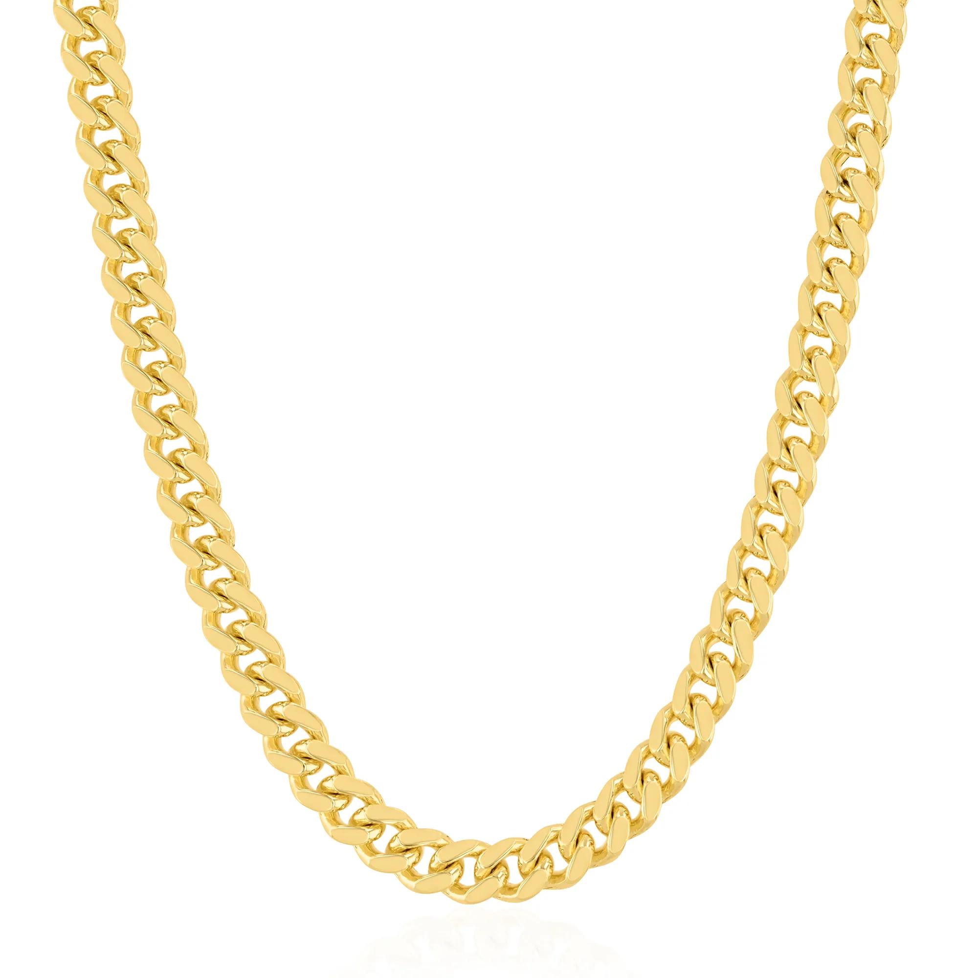 Wilkes & Forge Men's Curb Chain in Vermeil, 5MM