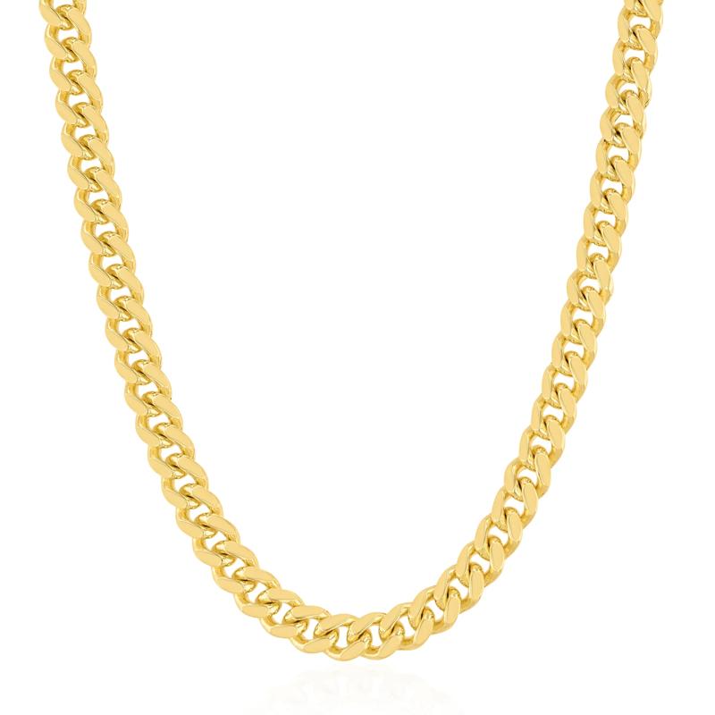 Men&#39;s Curb Chain in Vermeil, 5MM, 20&quot; – Image 1 of 3