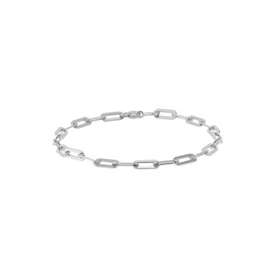 Paperclip Chain Bracelet in Sterling Silver